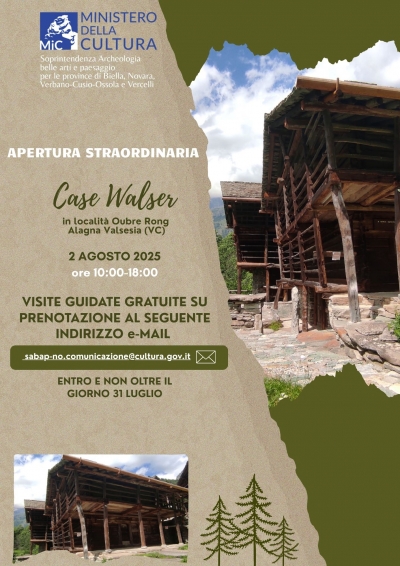 Giornata di Valorizzazione Case Walser Alagna Valsesia (VC)