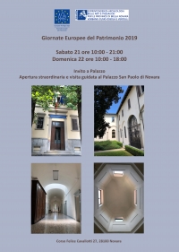 Invito a Palazzo. Apertura straordinaria e visita guidata al Palazzo San Paolo di Novara