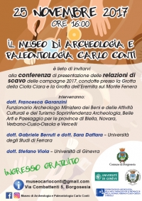 Conferenza  al Museo di Archeologia e Paleontologia &ldquo;Carlo Conti&rdquo;